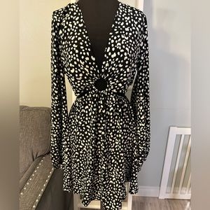 2bella animal print dress with tags